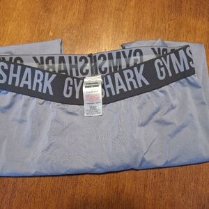 Gymshark Grey Leggings with Black Waistband